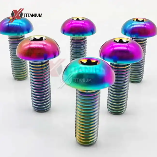 colored titanium bolts